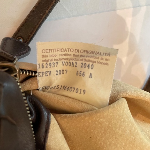 Bottega Veneta Intrecciato small tote 162937 Leather Shoulder Handbag Brown - Picture 14 of 16